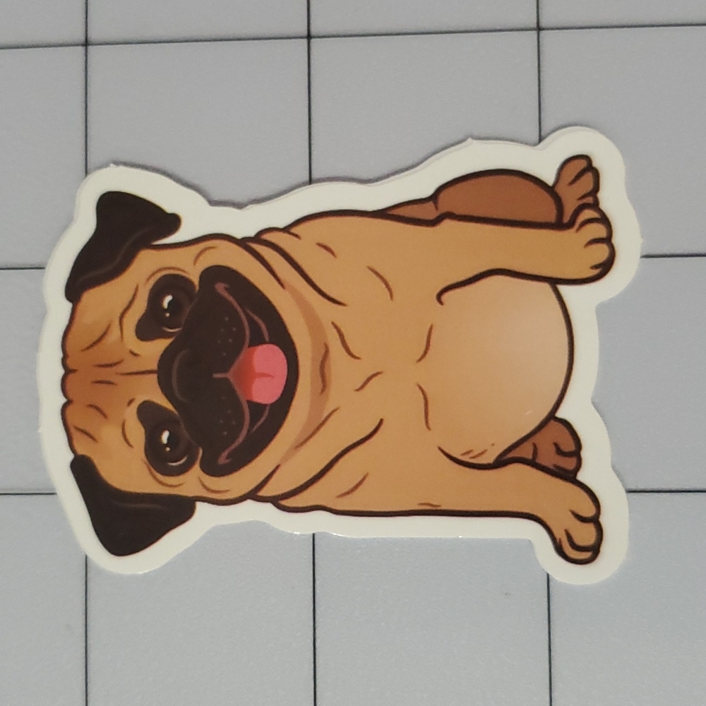 Pug Sticker - Picture 1 of 3